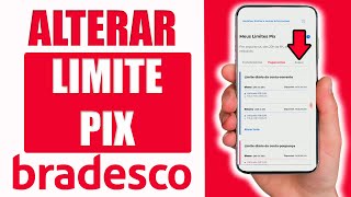 Alterar Limite Pix Bradesco  Transferências Pagamentos e Saques [upl. by Nediarb]