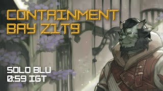 FFXIV  Containment Bay Z1T9  Solo BLU 0m59s [upl. by Ennayk]