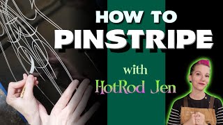 How to Pinstripe  Pinstriping for beginners [upl. by Ena150]