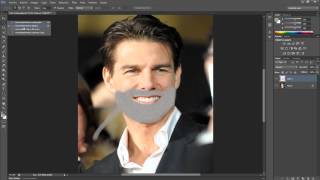 adobe photoshop cs6 tutorial en español Como poner barba a una persona [upl. by Ylaek]