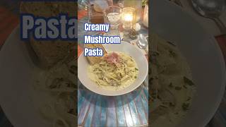 Creamy Mushroom Pasta food menu cooking recipe mymenu [upl. by Kcirddec465]