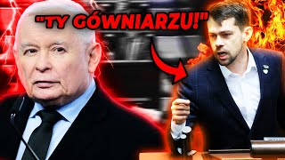 Kaczyński nie wytrzymał w trakcie płomiennego występu Kołodziejczaka quotTy gówniarzuquot [upl. by Gausman]