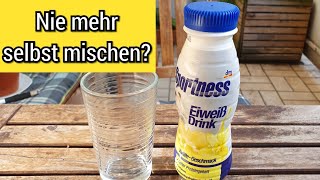 DM Sportness Eiweiß Drink Vanille  So gut wie selbst gemischt  FoodLoaf [upl. by Jankey]