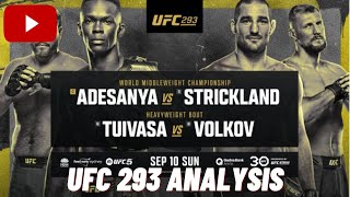 UFC 293 Adesanya vs Strickland Analysis [upl. by Dominic]