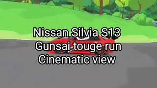 Silvia S13 Gunsai touge run cinematic  FR Legends [upl. by Kirven]