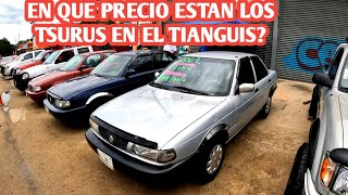 En que precio estan los nissan tsuru sentra chevy volkswagen jetta y mk6 pointer en el Tianguis [upl. by Icyaj]