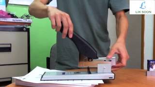 How to use KWTrio Heavy Duty Stapler 50LAN amp 50SAN [upl. by Dermot540]