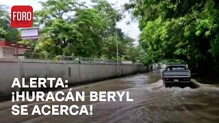 Intensas lluvias y preparativos por huracán Beryl en Campeche Yucatán y Quintana Roo  Las Noticias [upl. by Varhol472]