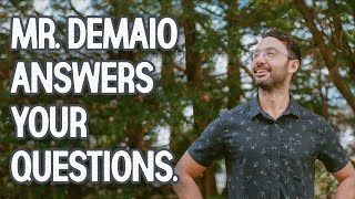 Mr DeMaio Answers Your Questions [upl. by Aneehsal]