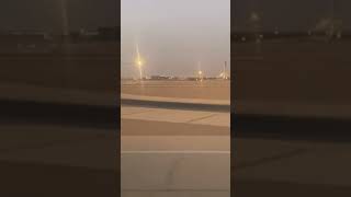 Aeroplane takeoff travel aeroplane takeoff riyadh saudiarabia [upl. by Naples]