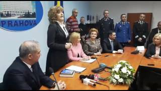 wwwobservatorulphro  ceremonie investire prefect de Prahova Madalina Lupea [upl. by Sinnal]