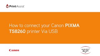 How to connect the Canon PIXMA HOME TR4560 to your PC device [upl. by Maggee]