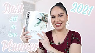 BEST ALL IN ONE PLANNER FOR 2021  FULL DETAILED HONEST REVIEW  ORGANIZATION FOR BOSS MOMS [upl. by Elatsyrc]