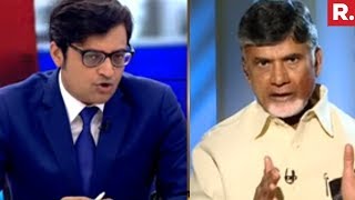 Arnab Goswmai Speaks To Chandrababu Naidu  EXCLUSIVE Interview [upl. by Wang811]