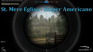 Hell Let Loose St Mere Eglise  Sniper Americano [upl. by Roma905]