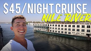 45NIGHT NILE RIVER CRUISE Luxor to Aswan Egypt 🇪🇬 [upl. by Hallett]