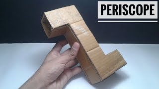 How To Make Simple Periscope From Cardboard and Mirrors  Periscope [upl. by Dichy]