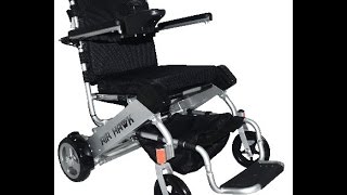 AirHawk Folding Wheelchair Extended Overview [upl. by Ogu555]