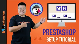 PrestaShop tutorial  How To Create A Store Within 6 Minutes 2021 update [upl. by Anai]