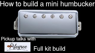 How to build a mini humbucker pickup by a professional [upl. by Laurance]