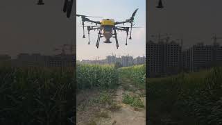 40kg granular fertilizer spreading drone drone dronesprayer [upl. by Ayidan]