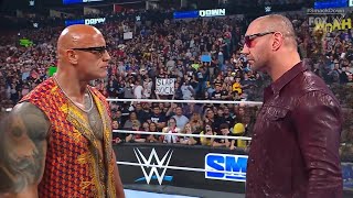 WWE Smackdown 51724  Batista Returns amp Confronts The Bloodline May 17 2024highlights Review [upl. by Ahsrats]