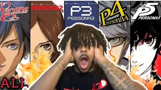 NEW Anime Fan Reacts To PERSONA All Openings  19962024 [upl. by Arotahs]