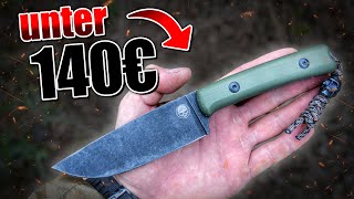 MEIN EIGENES MESSER für unter 140€  Outdoor Bushcraft Survival Messer Review deutsch 4K [upl. by Ahcsrop828]