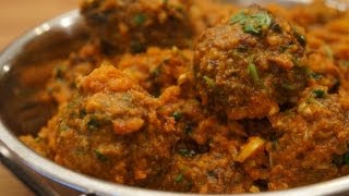 Keema Kofta Masala Recipe  Indian Beef Meatballs [upl. by Dacia]