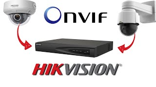 Add ONVIF cameras to Hikvision NVR Enable ONVIF [upl. by Odlawso992]