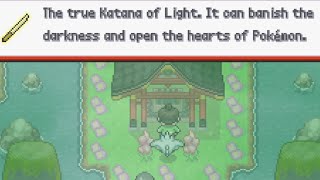 Playing Pokémon Bushido 14 Awakening the Katana of Light [upl. by Rumery]