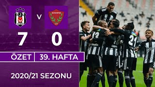 ÖZET Beşiktaş 70 A Hatayspor  39 Hafta  202021 [upl. by Ayekin731]