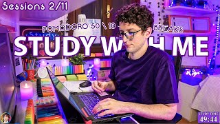 STUDY WITH ME LIVE POMODORO  12 HOURS  Harvard Extension Student  Rain sounds talk in breaks [upl. by Aelaza173]