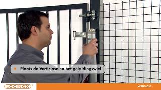 Locinox  Verticale instelbare poortsluiter  VERTICLOSE  Installatie Video [upl. by Shedd581]