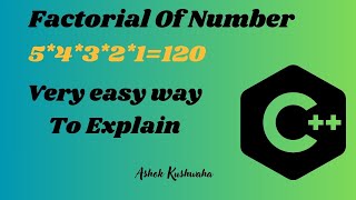 factorial Program in C  how to find factorial of a number in hindi  Ashok kumar [upl. by Nylanaj]