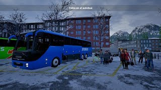 Fernbus Simulator  Camino Peligroso rumbo a Ginebra  DLC Austria amp Suiza [upl. by Lashar]