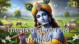 ॐ कृष्णाय वासुदेवाय 108 बार  Om Krishnaye Vasudevaye  Invoke the Divine Grace of Lord Krishna [upl. by Ahter566]