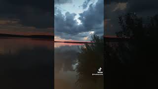 plauersee Malchow altschwerin urlaub camping campfire guitartok sunset sonnenuntergang [upl. by Nnayllas316]