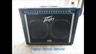 Peavey Stereo Chorus 212 demo video [upl. by Hpejsoj62]