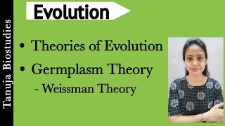 Theories of Evolution  Germplasm Theory  Weismann Theory  Class 12 BiologyNEETAIIMS [upl. by Eulaliah980]