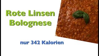 Rote Linsen Bolognese  AiO  Thermomix™ TM5 [upl. by Amelus]