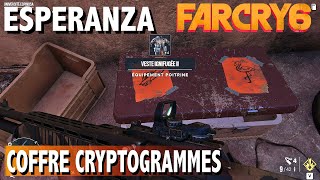 ESPERANZA 1  COFFRE CRYPTOGRAMME  TABLEAUX CRYPTOGRAMMES 4 amp 23  VESTE IGNIFUGÃ‰S II  FAR CRY 6 [upl. by Enileuqkcaj941]