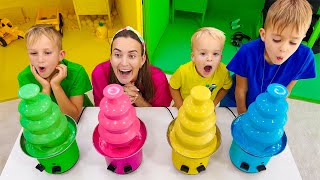 Vlad and Niki Four Colors Playhouse Challenge and more funny stories for kids [upl. by Arretal]