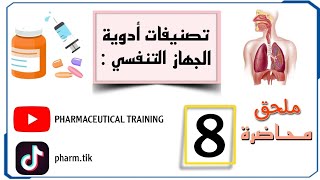 ملحق محاضرة 8  Group8 Antitussive drugs  من ادوية الجهاز التنفسي  Respiratory system [upl. by Tema]