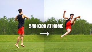 Learn 540 Kick Fast by Turning a 360 Into a Tricking Kick [upl. by Tidwell]