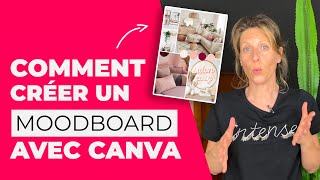 CANVA  Comment créer une planche dinspirationMoodboard gratuitement [upl. by Bud]