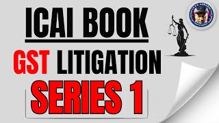 ICAI Book GST Litigation Series 1 by CS KK Agrawal  gst gstupdates tax icai icaibook [upl. by Idham]