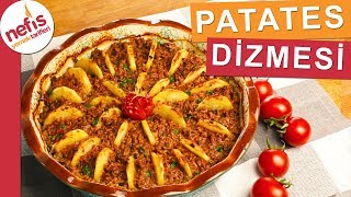 Fırında Kıymalı Patates Dizmesi  Çok Pratik Fırın Yemeği [upl. by Rumpf]