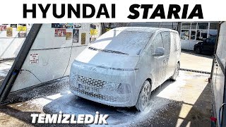 HYUNDAİ STARIA PISLIKLERINDEN ARINDIRDIK  STARIA YIKAMA  HYUNDAI STARIA PARASINI HAK EDIYOR MU [upl. by Torrie]