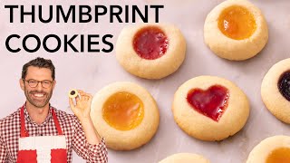 Thumbprint Cookies Recipe [upl. by Nairda299]